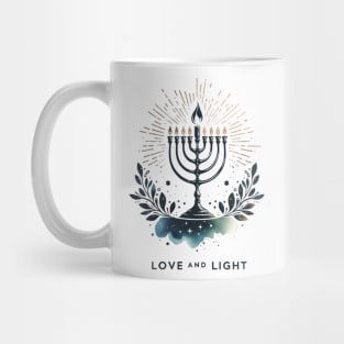 Love and Light Hanukkah Mug